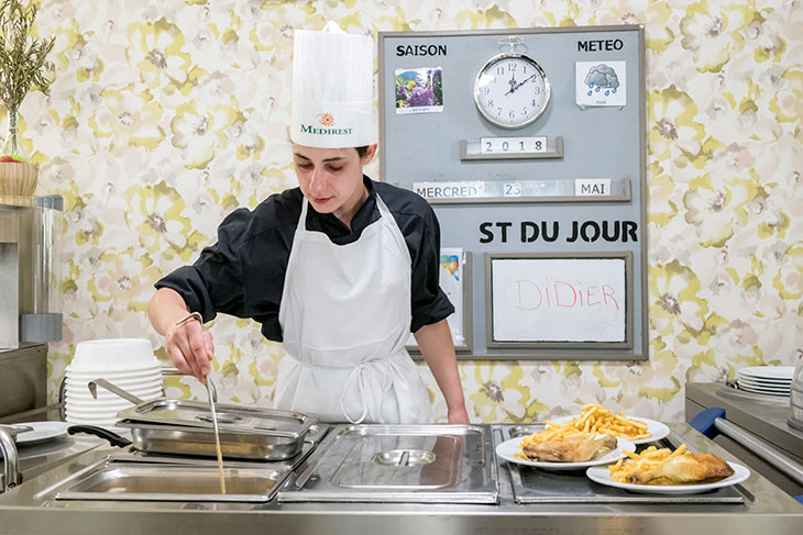 EHPAD St Domnin, service à l'assiette
