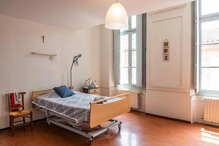 Chambre de l'EHPAD