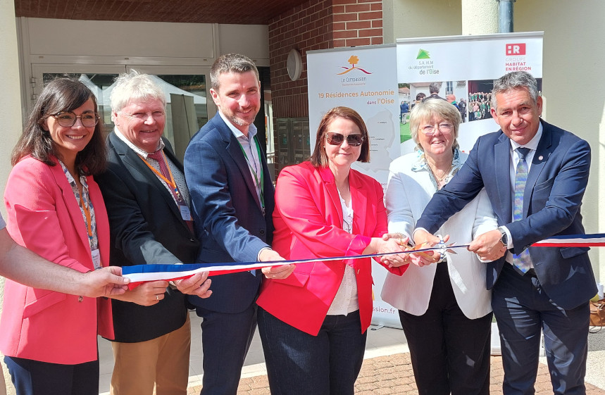 Inauguration Résidence Autonomie Denise Huart de Cauffry Association la Compassion1